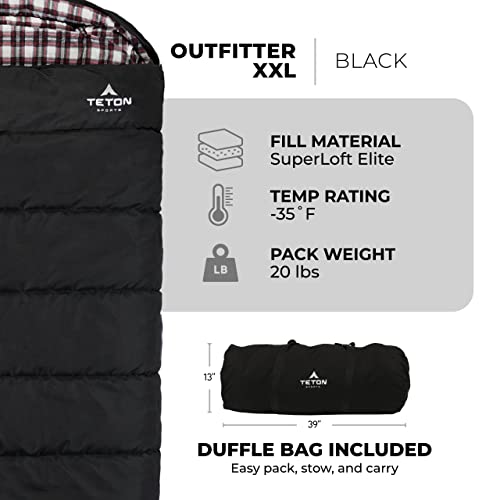 TETON Sports Sleeping-Bags Outfitter XXL Sleeping Bag miniatura 3