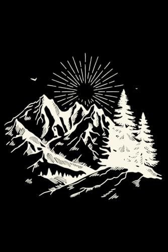 Nature Lake Mountain Beach Summer Hiking Camping Athletic: Outdoor Mountain Decor Hiker Gifts Hiking Gear | Dot Grid Journal, Notebook or Organizer | ... book, Scheduler, Task Checklist | 6x9 Inch