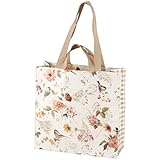 Grand sac de transport : sac de transport réutilisable et pliable de grande taille avec poche intérieure, idéal pour un usage quotidien