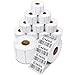 [12 Rolls, 1300/Roll] 2" X 1" Direct Thermal Labels UPC Barcode, Perforated, Compatible with Zebra & Eltron Desktop Printers - Aegis Brand - Premium Resolution & Adhesive
