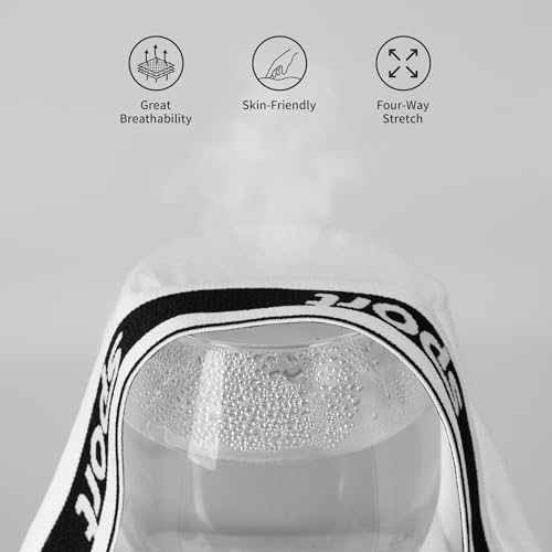 Mens Big and Tall Boxer Briefs 6-Pack, Moisture Wicking & Breathable Support Underwear with Elasticity, M-4XL4