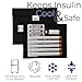 FRIO Cooling Wallet - Insulin Cooler for 45+ Hours of Stress Free On The Go - Black - XL
