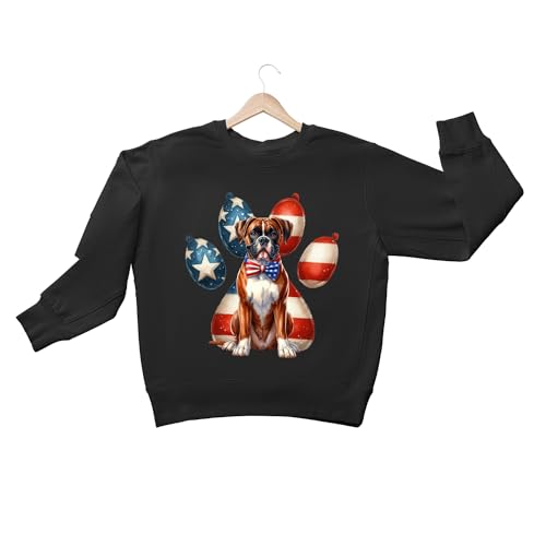 Patriotic Dog 4th of July Independence Paws Adult Youth T-shirt Hoodie Sweatshirt 5