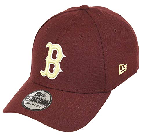 New Era Boston Red Sox MLB Essential Maroon 39Thirty Stretch Cap - S-M (6 3/8-7 1/4)