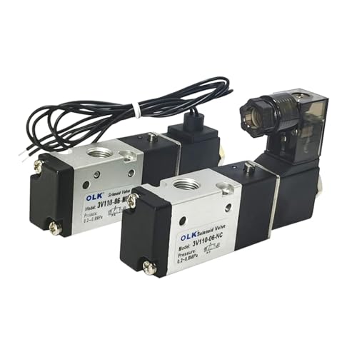 Vanne pneumatique 3V110-06 à commutation rapide et haute étanchéité 1/8 pouce