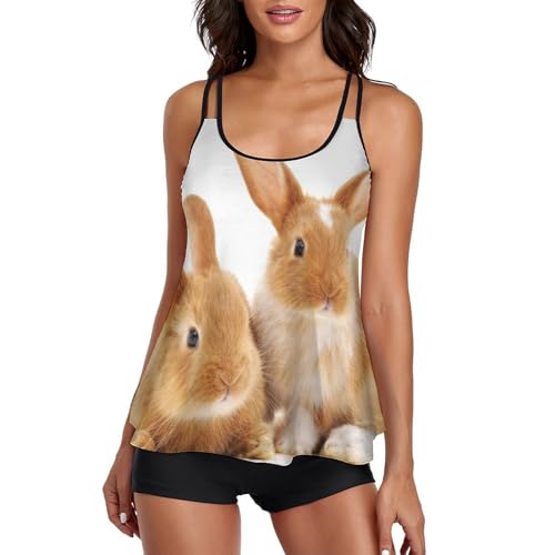 Ensembles bikini tankini femme avec short de garçon et robe de plage