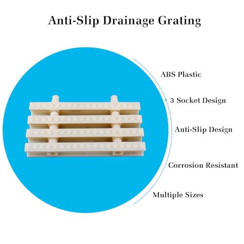 Grille de vidange de piscine caniveau de douche anti-débordement