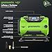 Greenworks 40V Cordless Tire Inflator, 160 PSI Portable Air Compressor, 2 Power Sources, Auto Shut Off, for Car, Bicycle, Motorcycle, Air Boat, Inflatables, Tool Only