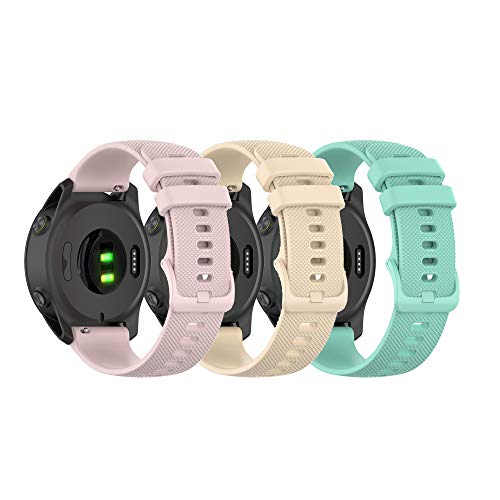 Correa compatible silicona para Garmin Forerunner 22 mm miniatura 1