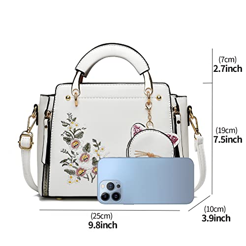 Image of Xiaoyu Fashion Purses and Handbags for Women Ladies Crossbody Bags Top Handle Satchel Shoulder Bags Small Totes