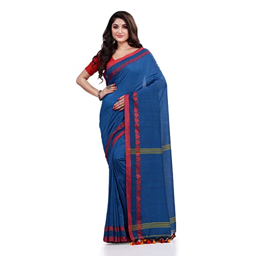 Image of dB DESH BIDESH Women`s cotton saree for woman handloom cotton georgette silk party, wear latest, loveria new, collection farewell soft mulmul linen cotton sarees for women with unstitched blouse