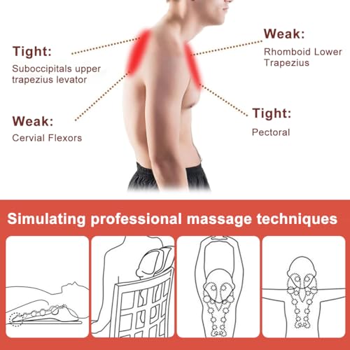 Trapezius Trigger Point Massager, Suboccipital Release Tool Trigger Point Massager for Muscle Pain Relief Neck Back Shoulders