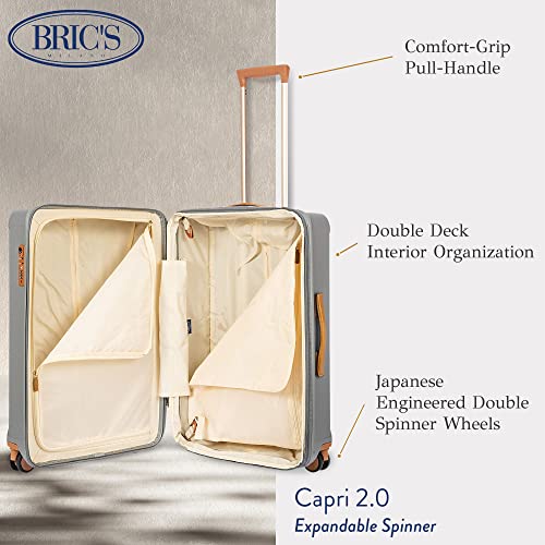 Bric's Capri 2.0 27" Spinner Expandable (Silver)3