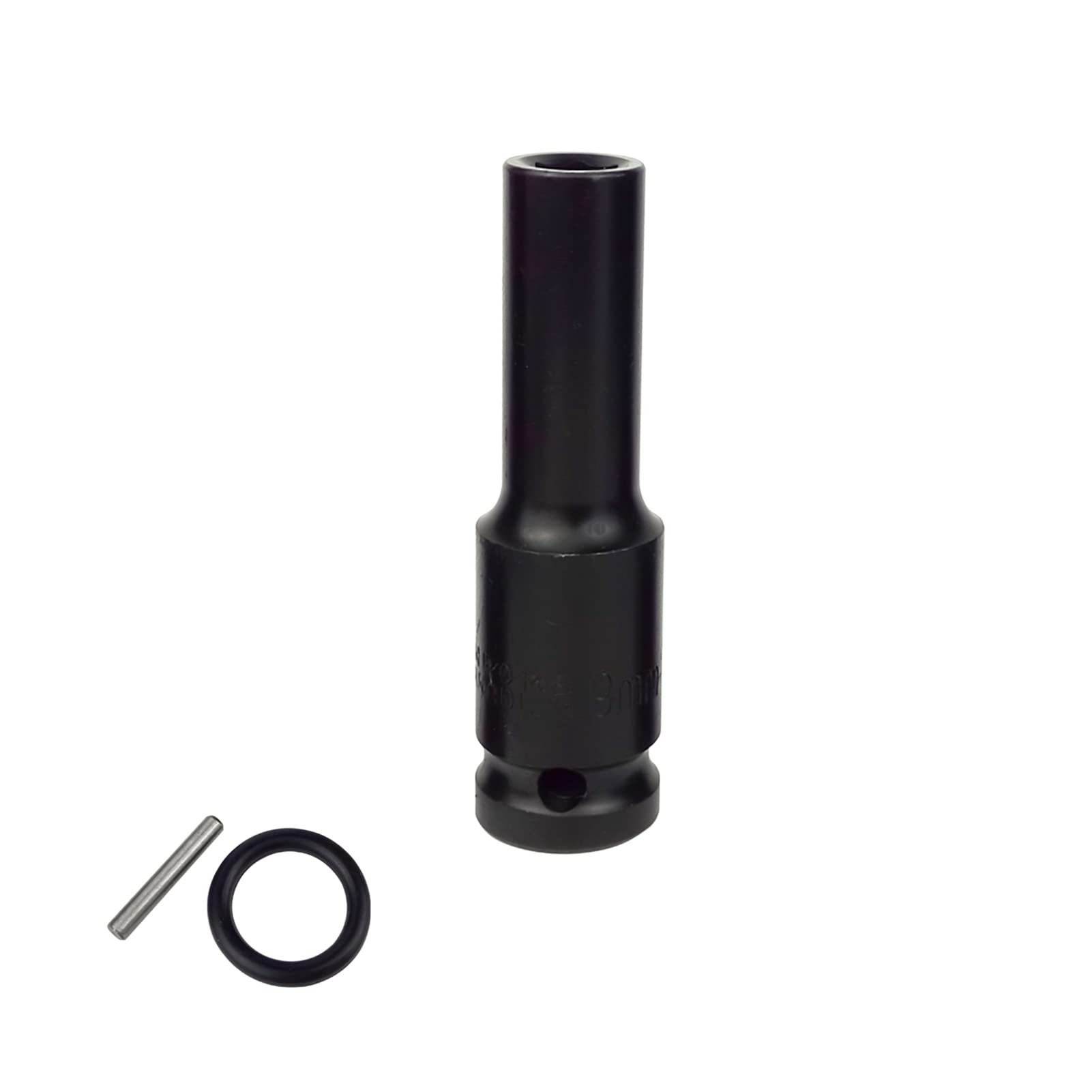 Jeu de douilles à choc profondes 3 pièces avec entraînement métrique 1/2", adaptateur de clé solide et robuste pour outils manuels et outils de réparation (couleur : 78 x 11 mm) (78 x 9 mm)