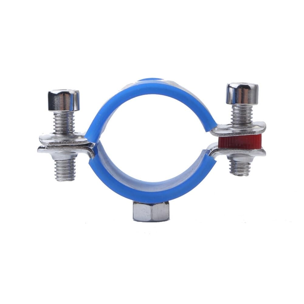 with Blue Case M8x1.25mm Female Fit 19-108mm OD Tube 304 Stainless Steel Pipe Hanger Bracket Clamp Suppoert Clip Homebrew(Fit 57mm OD Tube)