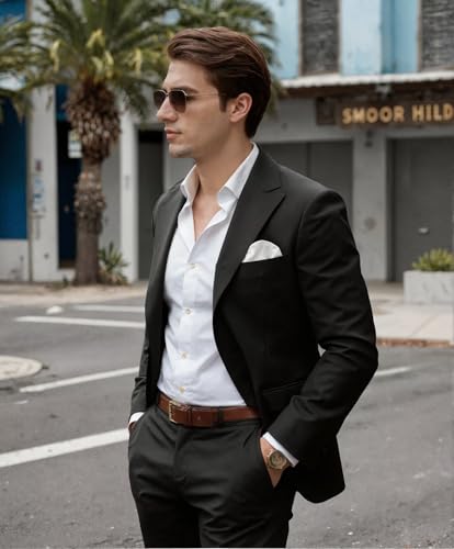 Mens Suits Slim Fit 2 Piece，Big and Tall Suits for Men Elegant Men's Suit Men Wedding Suit Wedding Business4