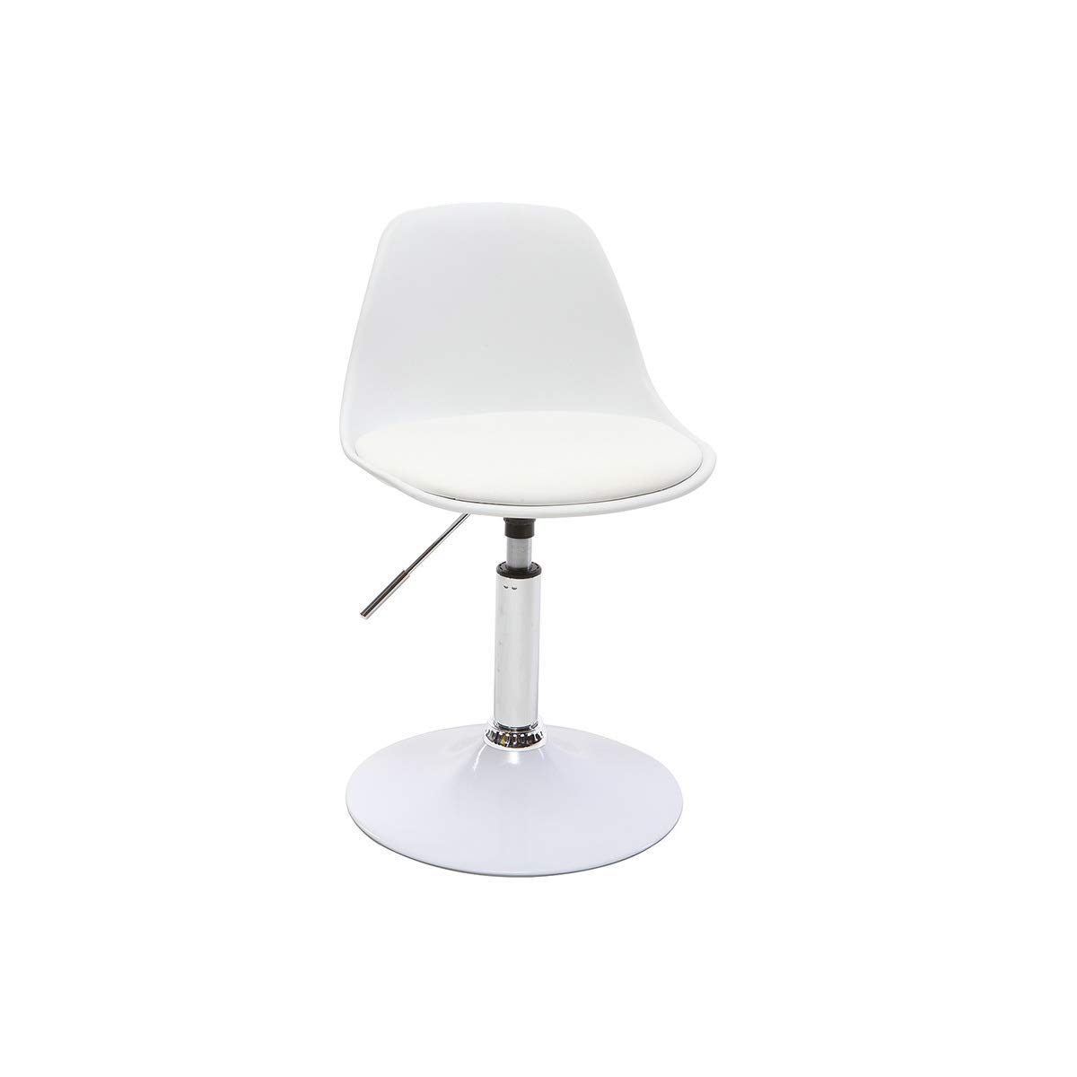Miliboo Chaise de Bureau Design Enfant Blanche STEEVY