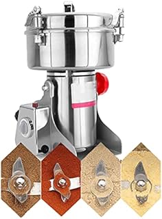 ATAAY 2000G Electric Grain Grinder Mill 4000W Swing Type Mills Spice Nut Coffee Grinder Stainless Steel Mill Grinder for Whole Grains Ginseng Wolfberry Pepper Bait Feed Herbs