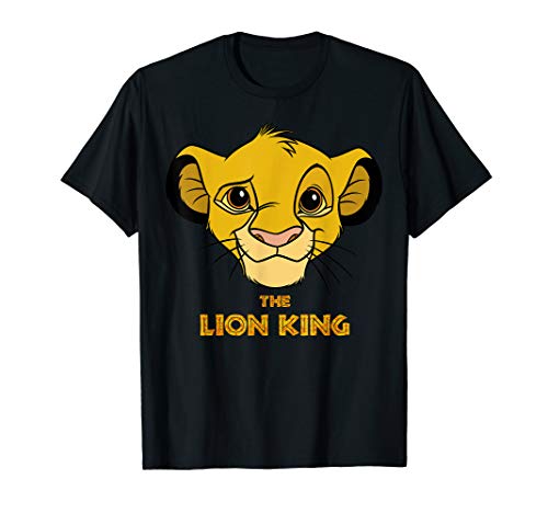 Disney Lion King Simba Face Portrait Movie Logo T-Shirt