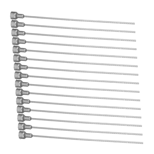 Gatuida 15 Pezzi Palo di Estensione del Fiore Etichetta Turchese Felce Pianta Finta Ortensie Ortensia Cestino Succulento Moderno Piante Artificiali Decorative Glicine Vimini Silver PVC