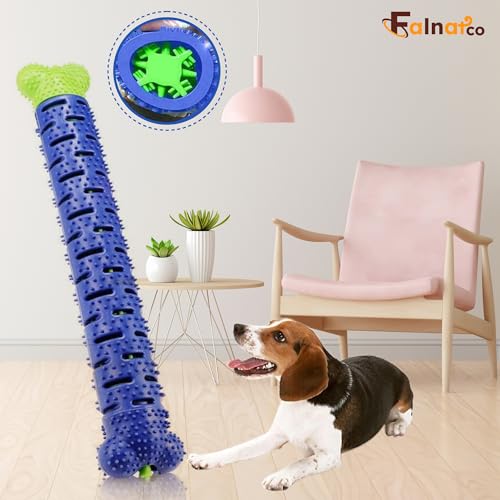 Image of Interactive Dog Chewbrush Toothbrush and Toy, Dental Care Teeth Cleaning Chew Toy, No Toothpaste Required, Plaque and Tartar Cleaner, Bone Shaped Dental Toy for Small and Medium Dogs, 1 Pack