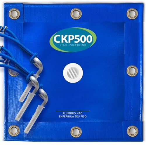 Capa Piscina Ckp500 6.5x3.5 Metros Polietileno + Kit Fixação