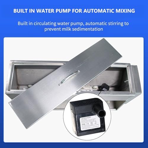 Stainless Steel Automatic Piglet Milk Feeder 15/20L - 10 Nipple System with Sound Hole for Lambs & Small Cattle, Efficient Livestock Feeding Solution