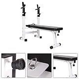  Squat Rack Fitness Panca Multifunzionale Telaio Pieghevole Famiglia Pieghe parallele Tavole Supine Attrezzature per Il Fitness a casa Pesi Pieghevoli salvaspazio