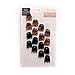Kitsch Small Hair Clips for Women - Stylish Baby Hair Clips | Stays In Place Without Pulling or Snagging | Durable Plastic, Sturdy - Tortoise & Black, 16 Pcs