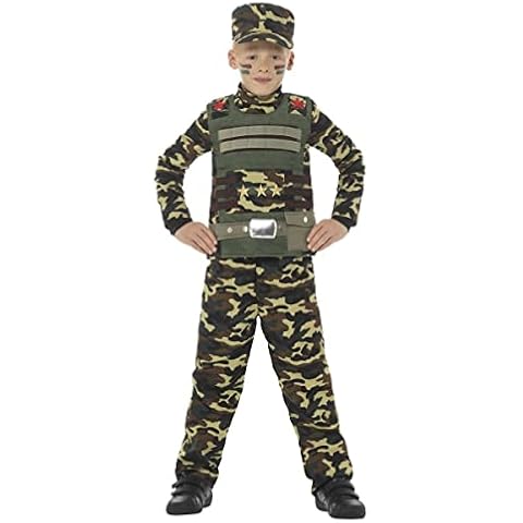 Disfraz de Camuflaje Militar para Niño Cover