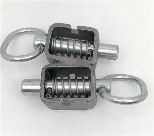Pestillo de resorte soldado de acero 5/8 pulgadas miniatura 4