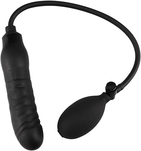 Dilatador anal ajustable de silicona con tapón anal, consolador inflable para adultos, juguete sexual para hombres, mujeres, lesbianas y