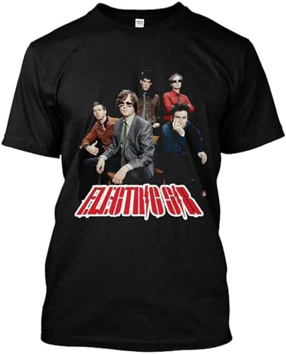 Photo de Electric Six Tour Men's Cotton T-Shirt Black Shirt Top Tee L