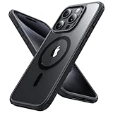 【米軍MIL規格・Magsafe対応】ESR iPhone 15 Pro ケース ワイヤレス充電対応 耐黄変 耐衝撃 ストラップホール付き エアガードコーナーいphone15pro ケース 傷に強い背面 傷防止 指紋防止 滑り止め iPhone15Pro ケース 磁気スマホケース Classicシリーズ（クリア_ブラック）