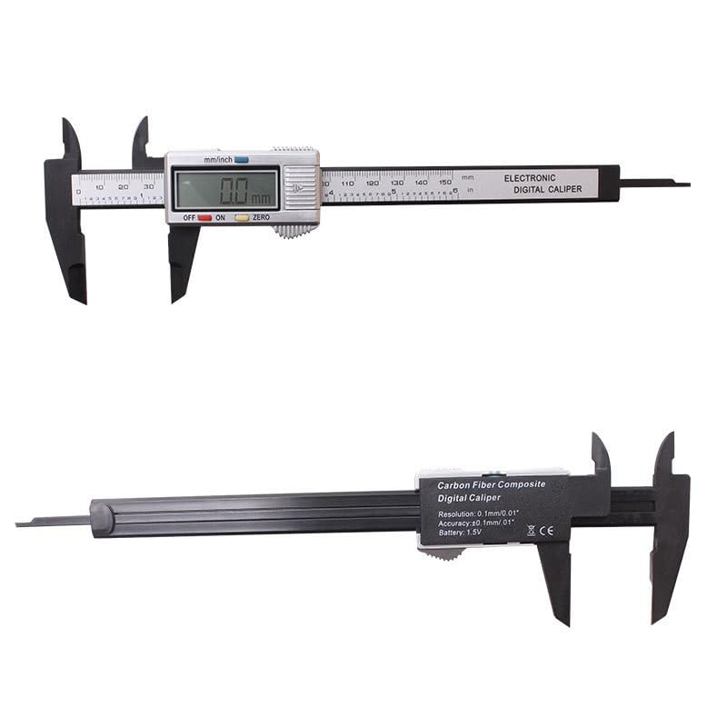Digital Caliper with Alloy Scale Depth Rod | The Inner Diameter Outer Diameter Measurement Figures Show 150MM.