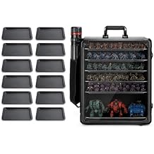 ONULISS X-Large Miniature Carrying Case Bundle with 12 Metal Trays Total