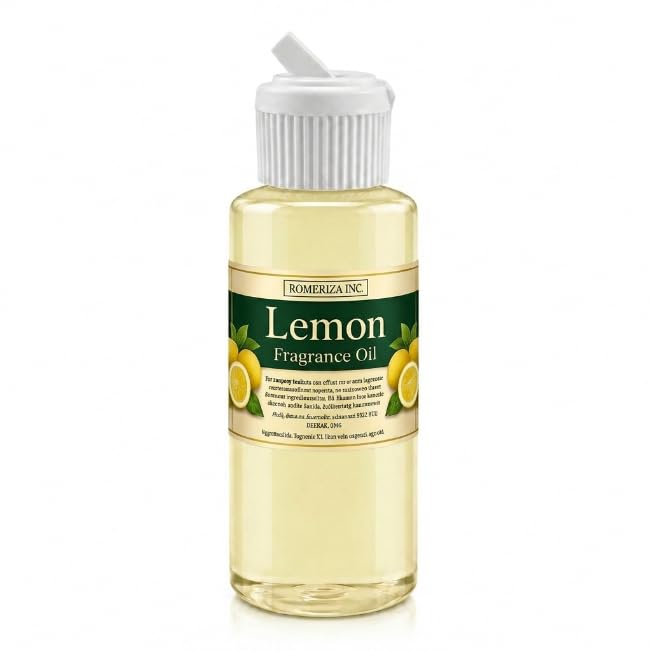 4 Fl Oz Lemon Fragrance Body Oil In Plastic Bottle, image 5