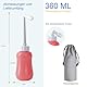 Po Dusche / Intimdusche – das mobile Bidet für eine sanfte und hygienische Intimreinigung. Ideal für mehr Wohlbefinden im Wochenbett und eine Alternative zu feuchtem Toilettenpapier (Rot 360ml)