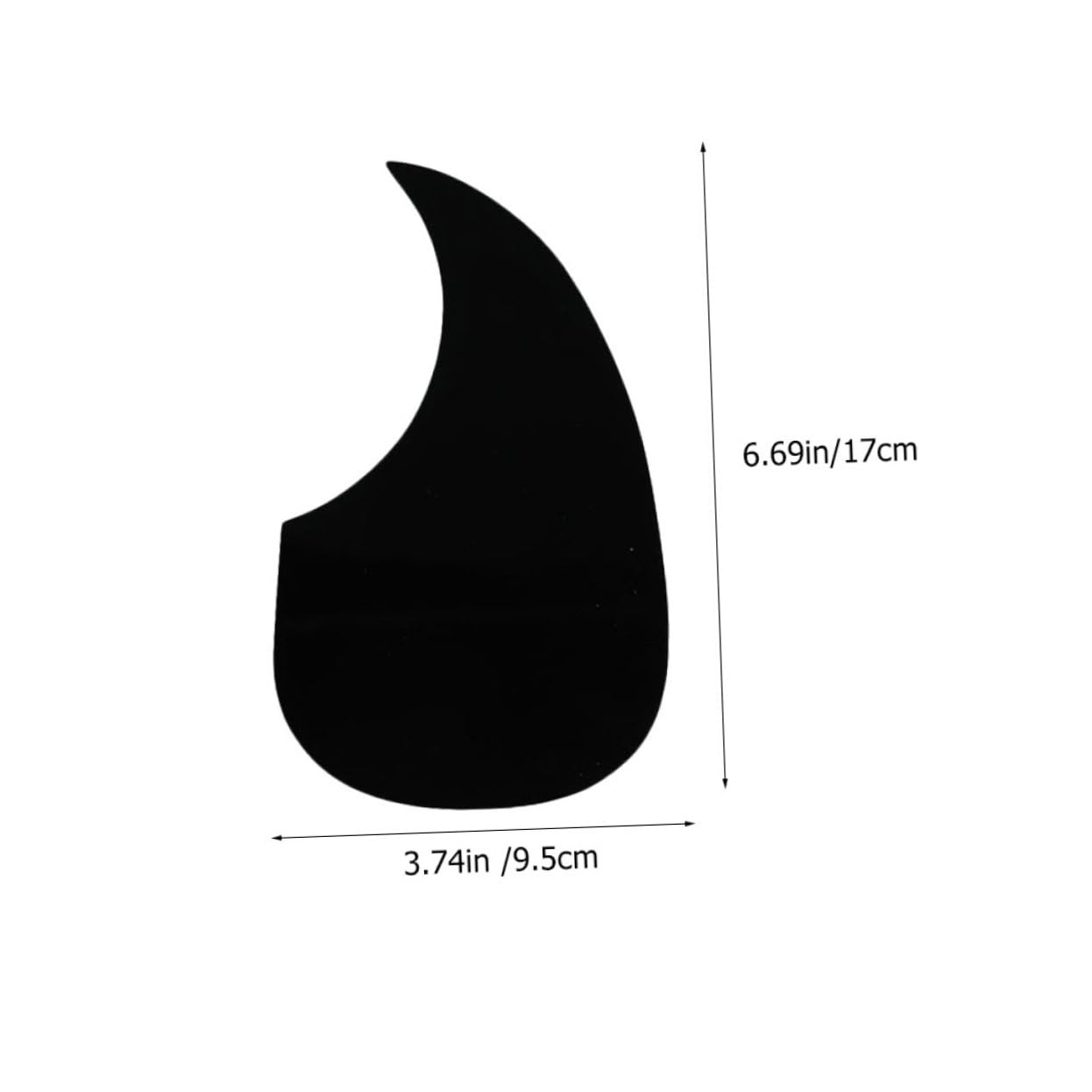 ibasenice 20Pcs Self Adhesive Guitar for Acoustic Electric Guitars Lightweight Protection Stickers Easy Install Scratch Guard for Guitar Surface Design