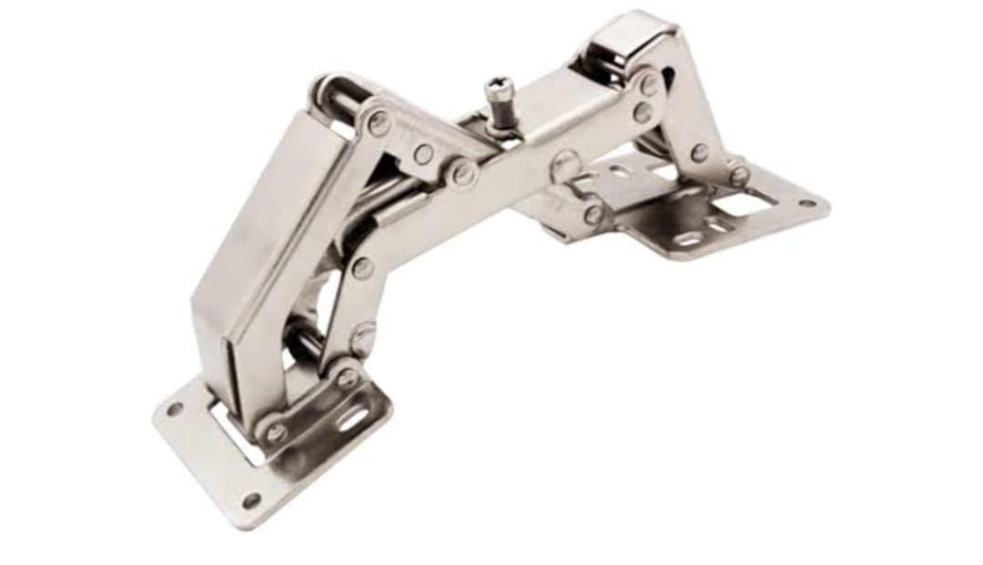 Adison 165-180 Degree Wardrobe Hinge with Screws |Soft Close | Pack of 1 Set (2 Pieces) mild Steel Kitchen Corner Concealed Hinge Full Overlay Concealed Cabinet for Modern Kitchens,Easy Access — Amazon image 2