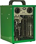 Prem-I-Air 2kW Industrial Fan Space Heater powerful heater for garages, workshops and offices. Robust metal construction.