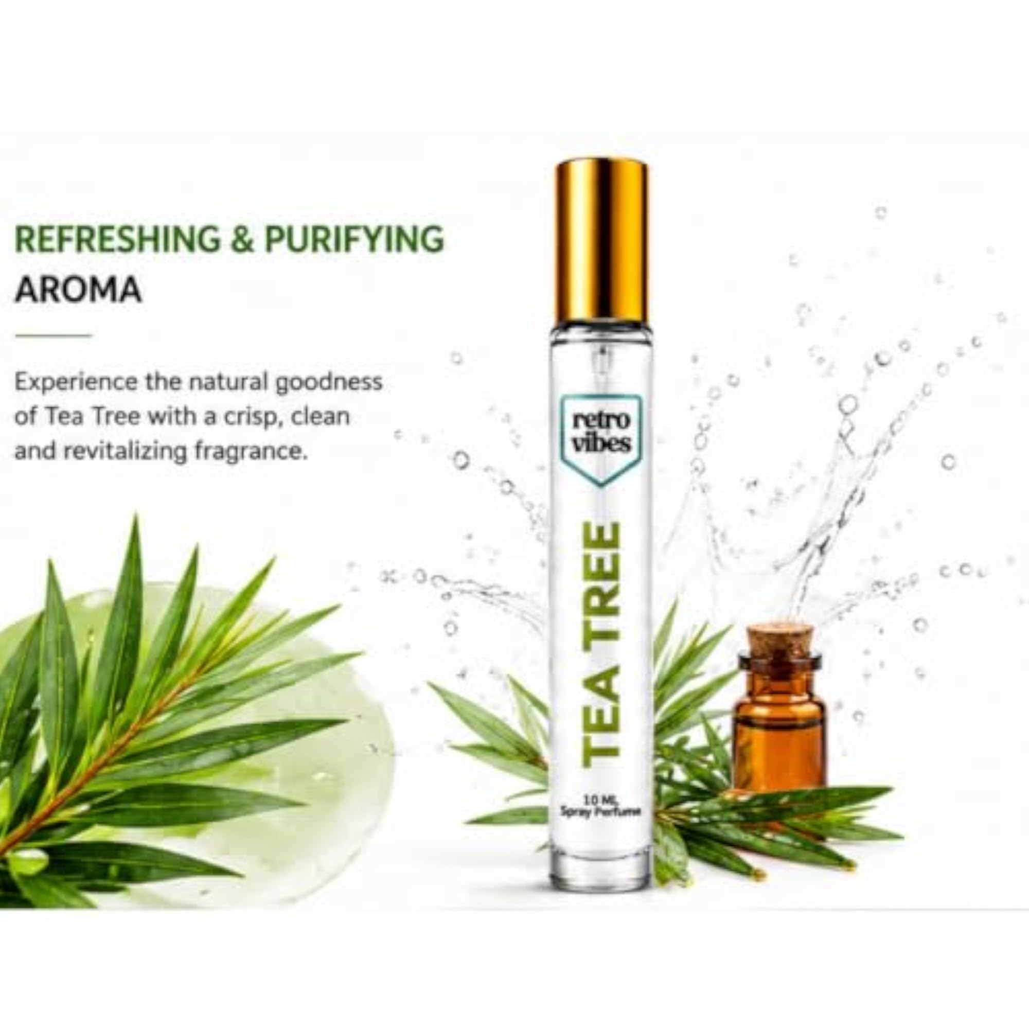 Retro Vibes Tea Tree Spray Perfume for Men & Women