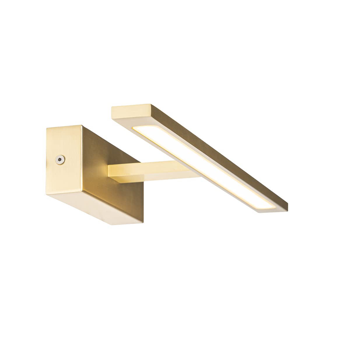 LED Applique murale 1 lumière L 41.5 cm Doré Laiton Design éclairage intérieur