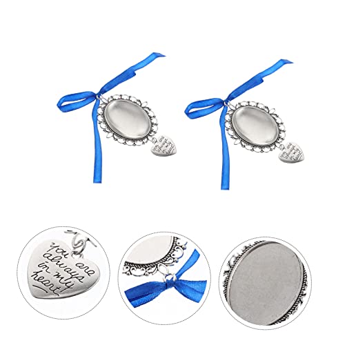 ABOOFAN 6 Peças Pingente Rendado Oval Amuleto De Noiva Personalizado Amuletos De Buquê De Casamento