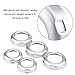 Acouto 5pcs Car Inner Side Air Conditioner Switch Knob Ring Cover Trim for Discovery 4 LR4 2009-2016 for for Sport 2010-2013