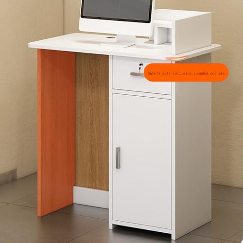 Retailwith - Caja registradora y cierre seguro, mostrador de vestíbulo resistente para tiendas y negocios, diseño moderno para un servicio al cliente eficiente