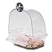 Ankexin No-Mess Bird Feeder Parrot Transparent Easy to Install and Use Clean Durable Parrot Seed for Birds Cage Durable Pet Gift