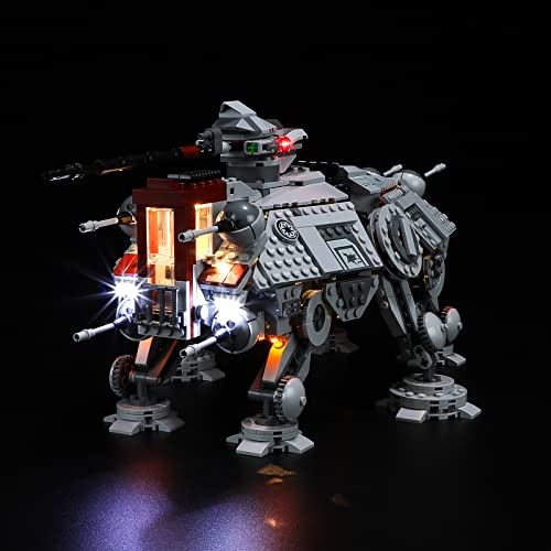 YEABRICKS LED Light for -75337 Star Wars AT-TE Walker Building Blocks Model (Building Set NOT Included), White