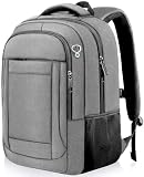 AREYTECO Travel Backpack, 18.4 Inch Extra Large Laptop Backpack Airline Approved, Business Anti Theft Sturdy Work Computer College High School Backpack Bag Fits 18 Inch Notebook for Men Women, Grey