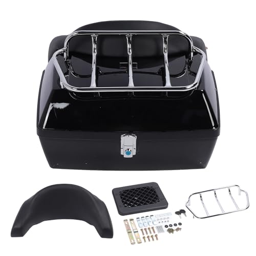 Baúl para moto con bloqueo de 48L ideal para asegurar tus cascos y equipaje en tus viajes
